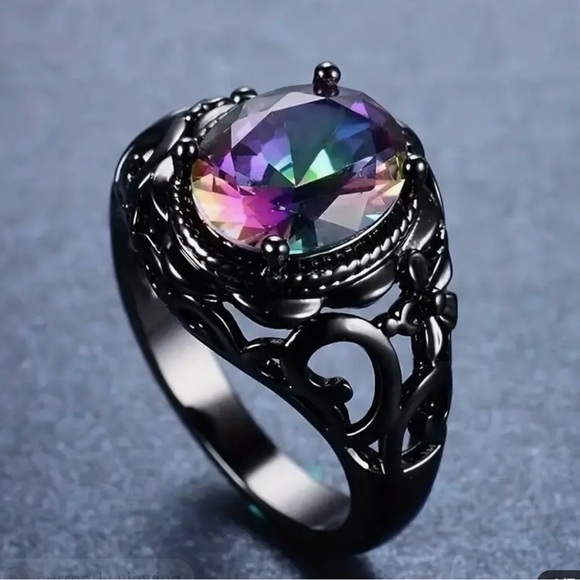 Purple and blue ring - Picture 5 of 5
